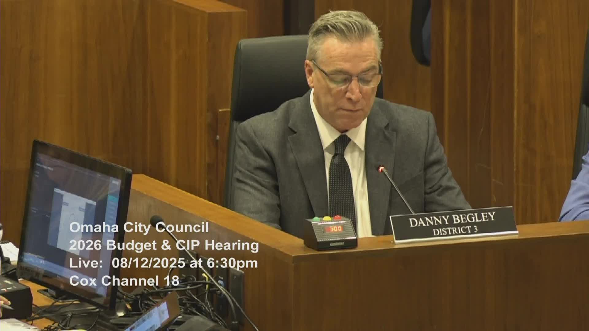 Omaha City Council - Public Budget Meeting - 8-12-2025